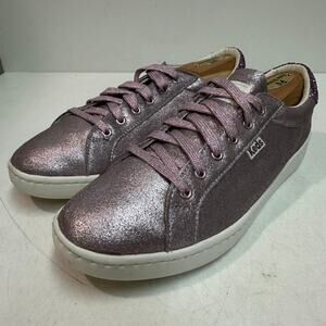 EXCELLENT Keds x Kate Spade New York Metallic Glitter Purple Sparkle Sneakers 8